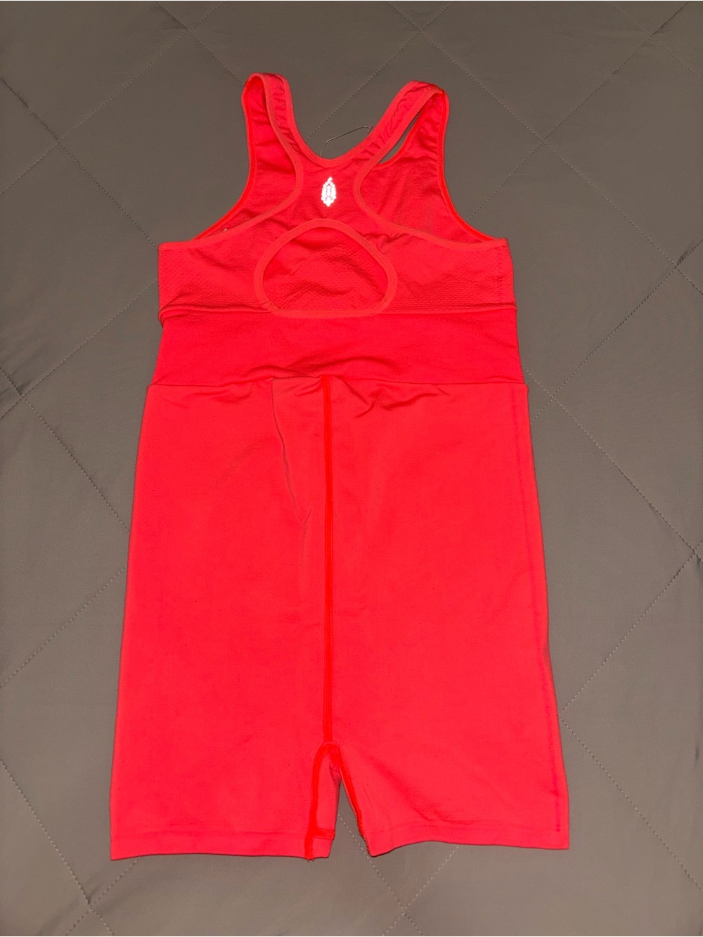 FP Movement by Free People Neon Orange Active Jumpsuit Romper - Picture 2 of 3